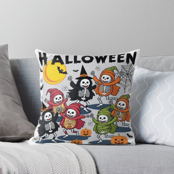 Item preview, Charming Microbes as Skeletons in a Halloween Party designed and sold by AdoraSticks.