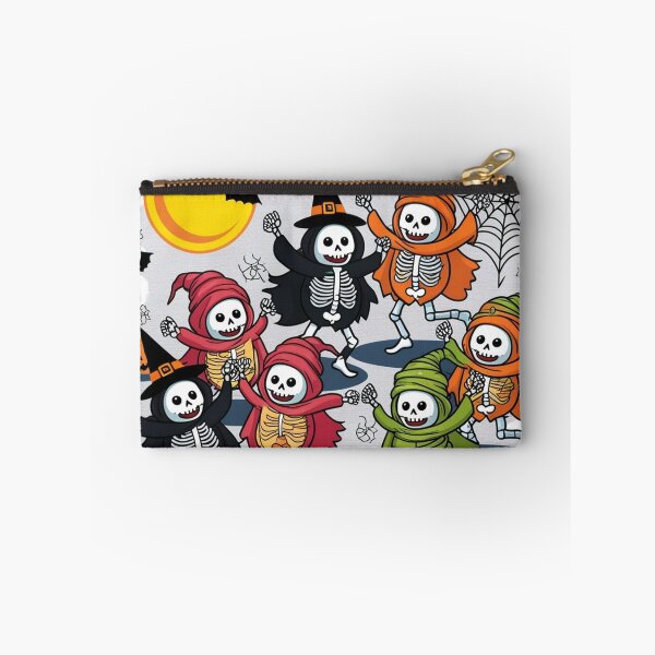 Item preview, Charming Microbes as Skeletons in a Halloween Party designed and sold by AdoraSticks.