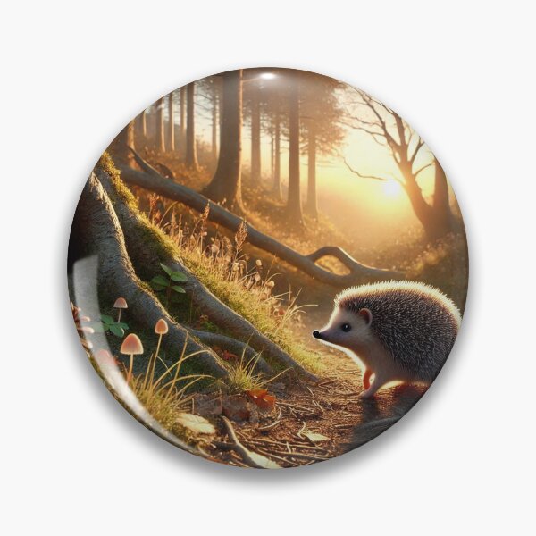 Item preview, Hedgehog Artistic Drawing designed and sold by PawPrintDecals.
