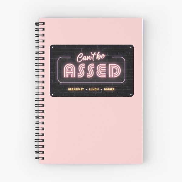 Item preview, Funny Neon Sign "Can't Be Assed" – Humourous Wall Art for Chill Vibes designed and sold by Stevie-Please.