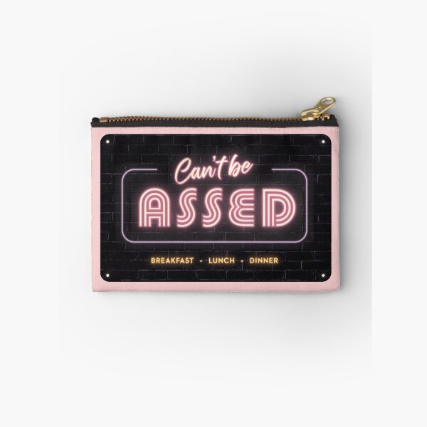 Item preview, Funny Neon Sign "Can't Be Assed" – Humourous Wall Art for Chill Vibes designed and sold by Stevie-Please.