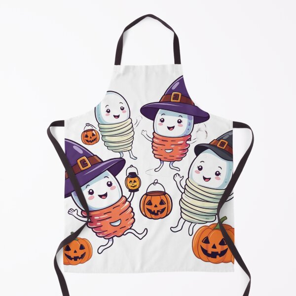 Item preview, Witchy Fungi and Bacteria Holding Halloween Lanterns designed and sold by AdoraSticks.