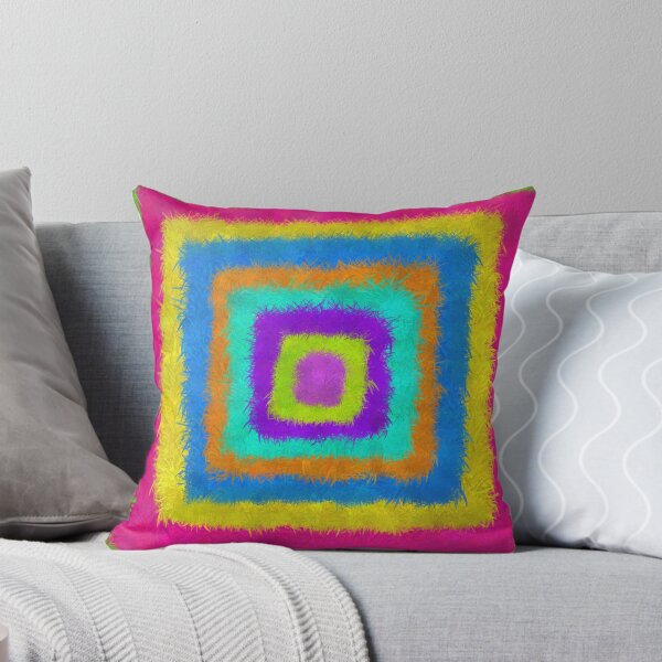 Item preview, Rainbow Fuzz Square designed and sold by rainbowdazzle.