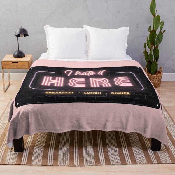 Item preview, Funny Neon Sign "I Hate It Here" – Humorous Wall Art for Bad Days designed and sold by Stevie-Please.