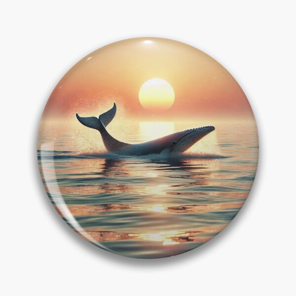 Item preview, Lonely Whale designed and sold by PawPrintDecals.