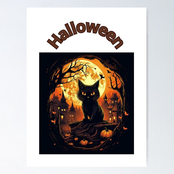 Item preview, Cat halloween designed and sold by annamay85.