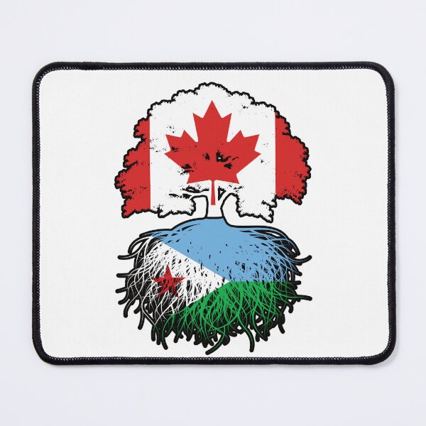 Item preview, Djibouti Djiboutian Canadian Canada Tree Roots Flag designed and sold by FlagX.