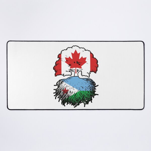 Item preview, Djibouti Djiboutian Canadian Canada Tree Roots Flag designed and sold by FlagX.