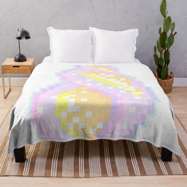 Item preview, Pastel Holographic Conch Sea-Shell Sticker (Pixel_Art) designed and sold by EveKrystall.