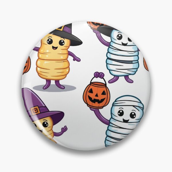 Item preview, Cute Mummy Bacteria Dancing Under the Full Moon designed and sold by AdoraSticks.