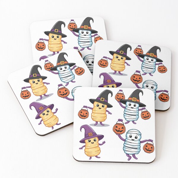 Item preview, Cute Mummy Bacteria Dancing Under the Full Moon designed and sold by AdoraSticks.