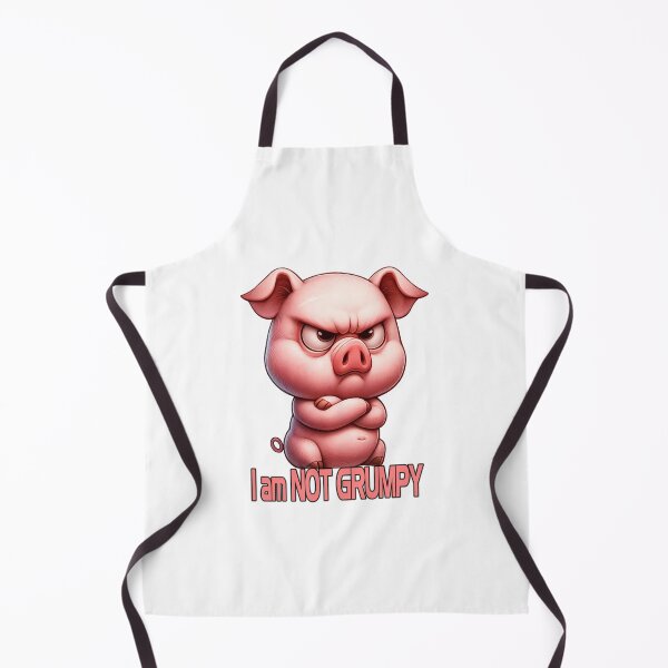 Item preview, Grumpy sarcastic pink pig designed and sold by LoneAngel.