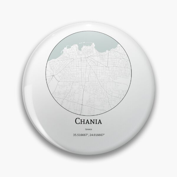 Artikelvorschau, Topographie von Chania entworfen und verkauft von JohnnysHeath.