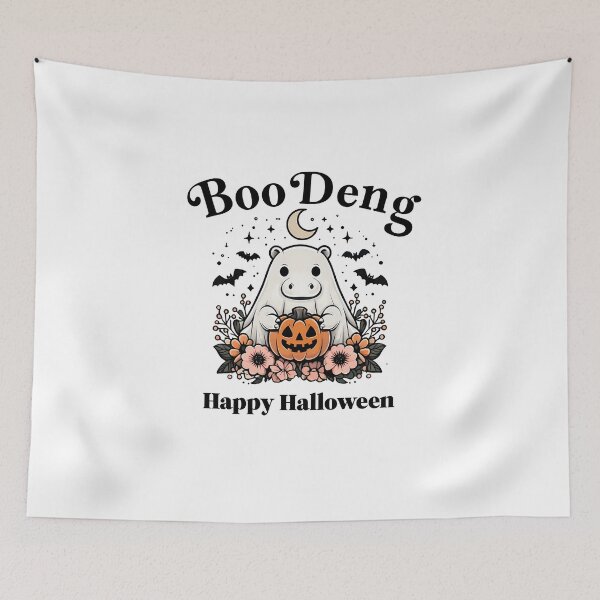 Item preview, Boo Deng (Moo Deng) Happy Halloween designed and sold by CreatureHouse95.