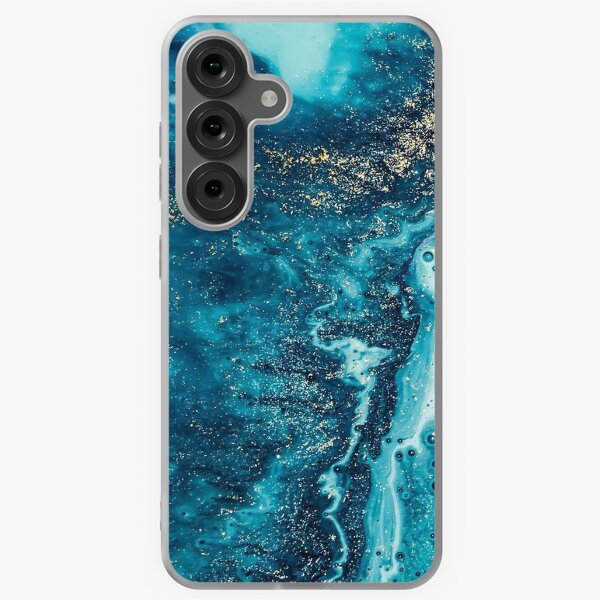 Item preview, Coque iPhone en résine bleue designed and sold by TulipaGraphics.