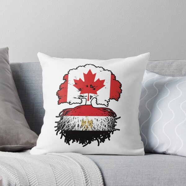 Item preview, Egypt Egyptian Canadian Canada Tree Roots Flag designed and sold by FlagX.