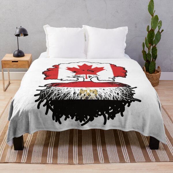 Item preview, Egypt Egyptian Canadian Canada Tree Roots Flag designed and sold by FlagX.