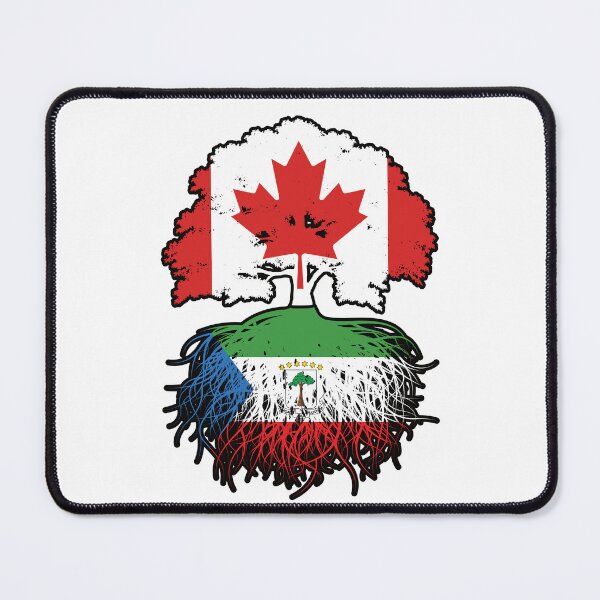 Item preview, Equatorial Guinea Equatorial Guinean Canadian Canada Tree Roots Flag designed and sold by FlagX.