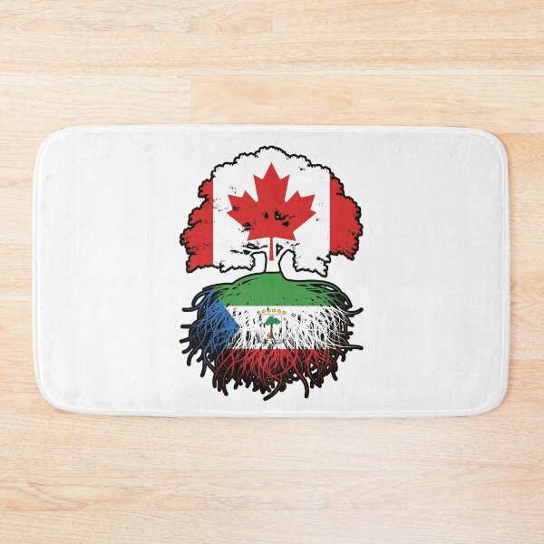 Item preview, Equatorial Guinea Equatorial Guinean Canadian Canada Tree Roots Flag designed and sold by FlagX.