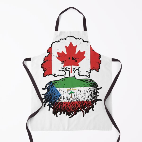 Item preview, Equatorial Guinea Equatorial Guinean Canadian Canada Tree Roots Flag designed and sold by FlagX.