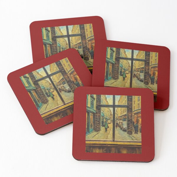 Item preview,  "Cityscape Window View" designed and sold by Artisticanvas.