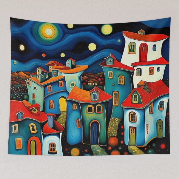 Item preview, The Frightened Village designed and sold by George Hutton Hunter.