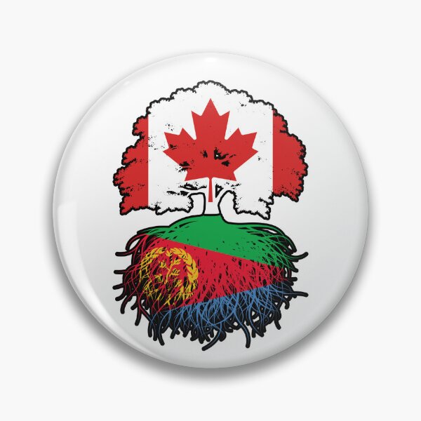 Item preview, Eritrea Eritrean Canadian Canada Tree Roots Flag designed and sold by FlagX.