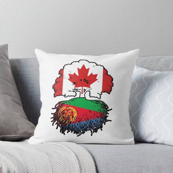 Item preview, Eritrea Eritrean Canadian Canada Tree Roots Flag designed and sold by FlagX.