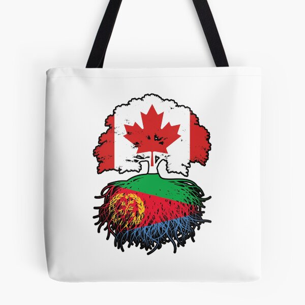 Item preview, Eritrea Eritrean Canadian Canada Tree Roots Flag designed and sold by FlagX.