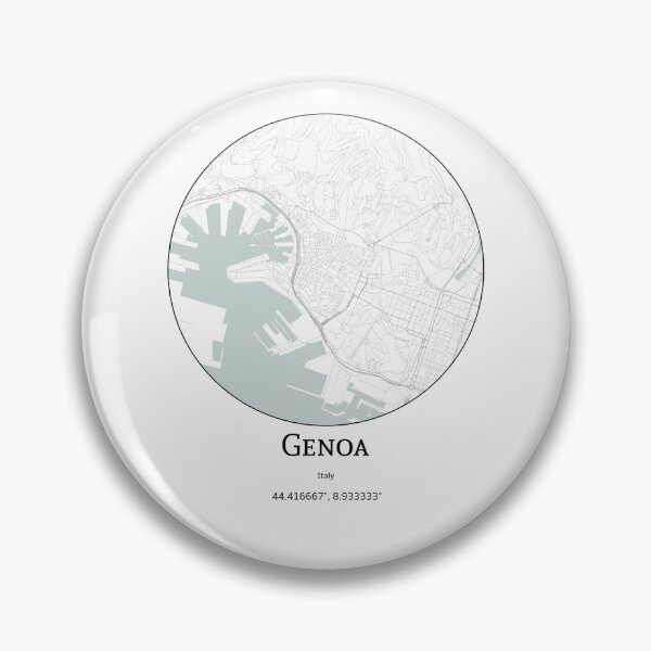 Artikelvorschau, Topographie von Genoa entworfen und verkauft von JohnnysHeath.