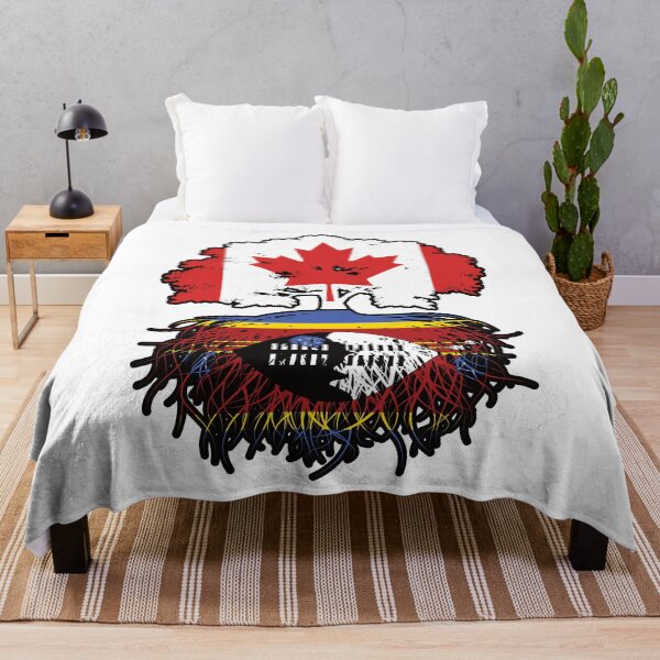 Item preview, Eswatini Swazi Canadian Canada Tree Roots Flag designed and sold by FlagX.