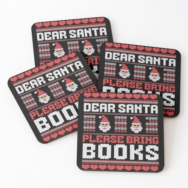 Item preview, Bookish Christmas Dear Santa Please Bring Books designed and sold by humnoo.