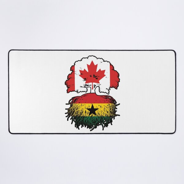 Item preview, Ghana Ghanaian Canadian Canada Tree Roots Flag designed and sold by FlagX.