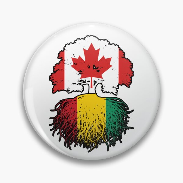 Item preview, Guinea Guinean Canadian Canada Tree Roots Flag designed and sold by FlagX.