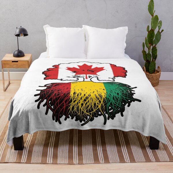 Item preview, Guinea Guinean Canadian Canada Tree Roots Flag designed and sold by FlagX.
