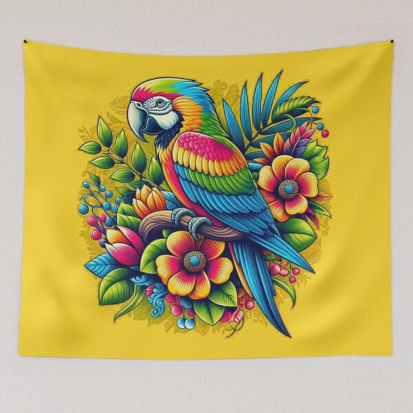Item preview, Colorful Conversations: The Chatty Parrot designed and sold by communedesigns.
