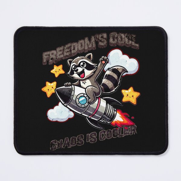 Item preview, The Freedom-Seeking Raccoon, Riding Rockets and Chasing Stars designed and sold by celcino-studio.