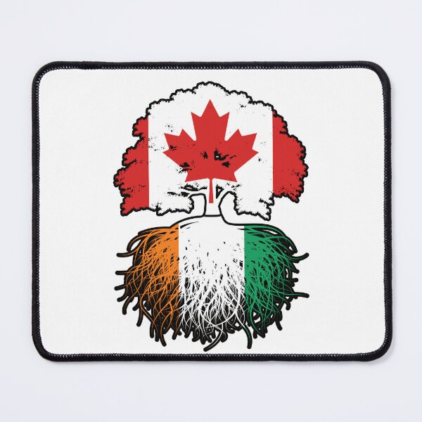 Item preview, Ivory Coast Ivorian Canadian Canada Tree Roots Flag designed and sold by FlagX.