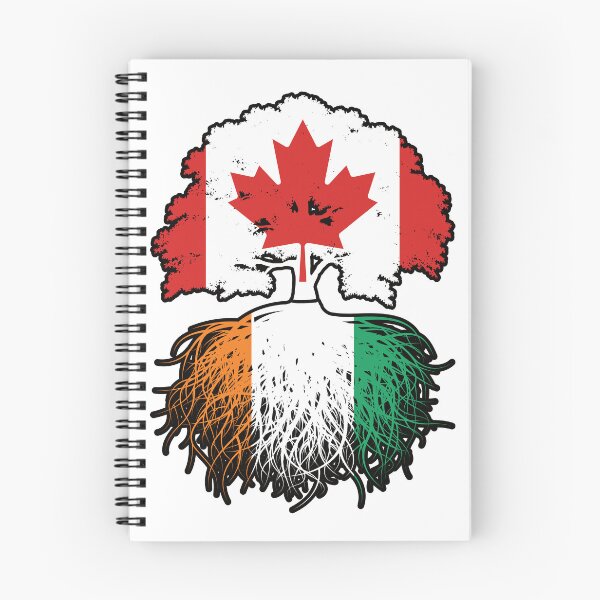 Item preview, Ivory Coast Ivorian Canadian Canada Tree Roots Flag designed and sold by FlagX.