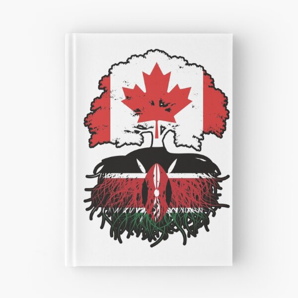Item preview, Kenya Kenyan Canadian Canada Tree Roots Flag designed and sold by FlagX.