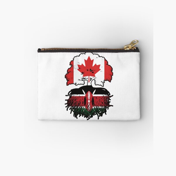 Item preview, Kenya Kenyan Canadian Canada Tree Roots Flag designed and sold by FlagX.