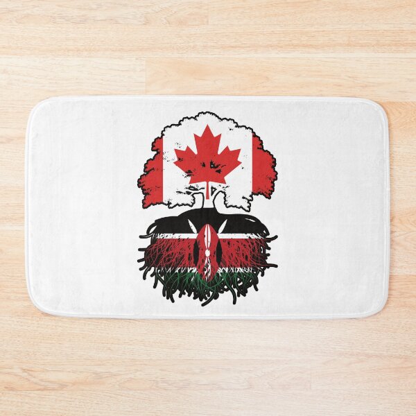 Item preview, Kenya Kenyan Canadian Canada Tree Roots Flag designed and sold by FlagX.