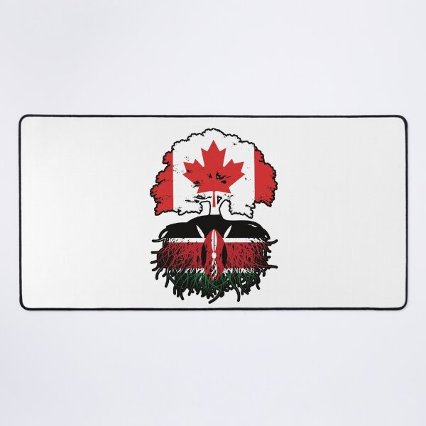 Item preview, Kenya Kenyan Canadian Canada Tree Roots Flag designed and sold by FlagX.