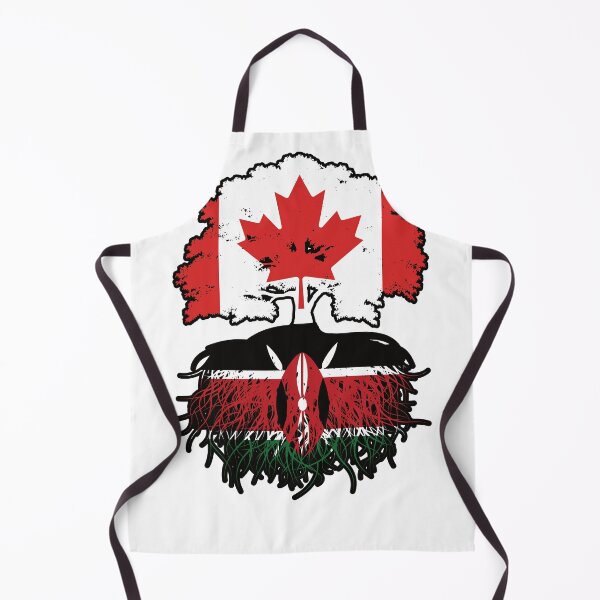 Item preview, Kenya Kenyan Canadian Canada Tree Roots Flag designed and sold by FlagX.