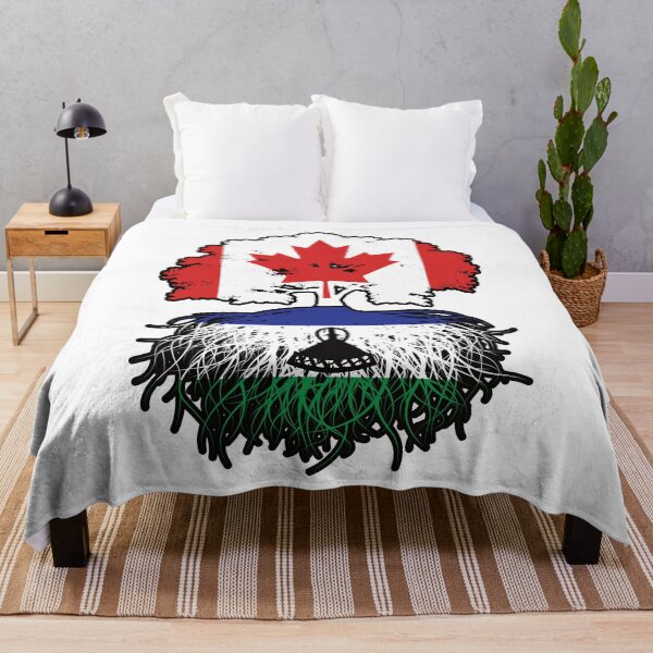 Item preview, Lesotho Basotho Canadian Canada Tree Roots Flag designed and sold by FlagX.