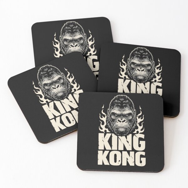 Item preview, a gorilla with the words king kong 2 designed and sold by Enga6.