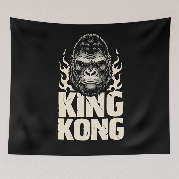 Item preview, a gorilla with the words king kong 2 designed and sold by Enga6.