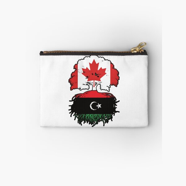 Item preview, Libya Libyan Canadian Canada Tree Roots Flag designed and sold by FlagX.