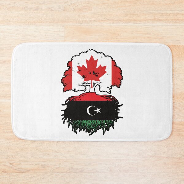 Item preview, Libya Libyan Canadian Canada Tree Roots Flag designed and sold by FlagX.