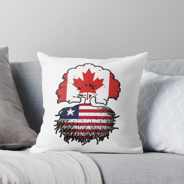 Item preview, Liberia Liberian Canadian Canada Tree Roots Flag designed and sold by FlagX.